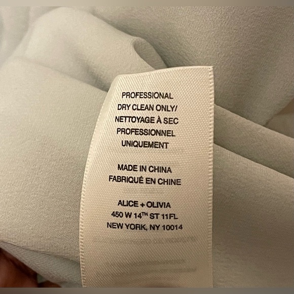 Alice + Olivia Fierra Y-Back Silk Mini Tank Dress - Picture 9 of 9